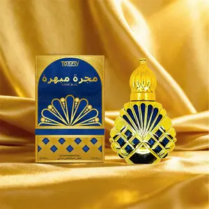 Tonfly New Blue Peacock Perfume Oil for Men, Rollerball Mini Scented Fragrance, 15ML Portable Cologne, Ideal Gift for Him