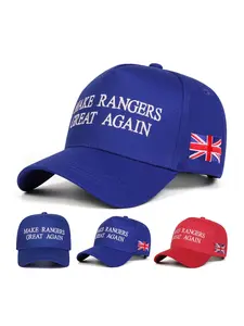 Unisex Make Rangers Letter Embroidered Baseball Cap, Adjustable Outdoor Sun Protection Hat, Casual Woven Fabric for All Seasons