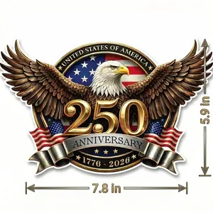 250th Independence Day commemorative sticker,