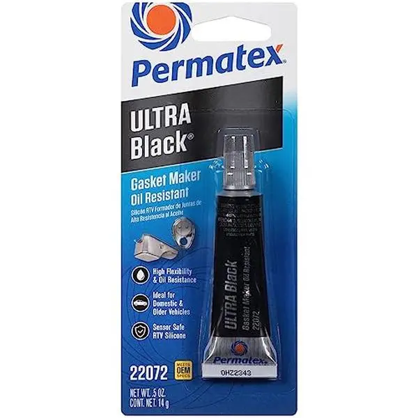 Permatex Maximum Oil Resistance RTV Silicone Gasket Maker, Sensor Safe and Non-