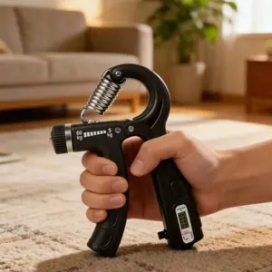 Adjustable Hand Grip Strengthener (5-60kg/10-100kg) | Forearm Trainer for Muscle Growth & Recovery