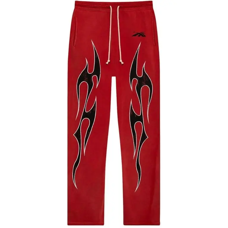 Hellstar Halloween Future Flame Pants Red