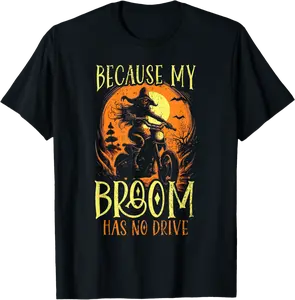 Biker Halloween Scary Trick Or Treat Spooky Motorcycle T-Shirt - Elidatorr Shop 82B0CCXGRTW7