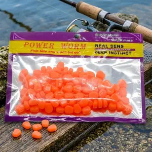 Cream Corn Scented Fishing Lures, Long Lasting Release Soft Pellets, 50/100pcs Upgrade Set for Carp & Grass Fish. Freshwater & Saltwater Use, High Attraction Professional Fishing Gear, Multi-Color Options.