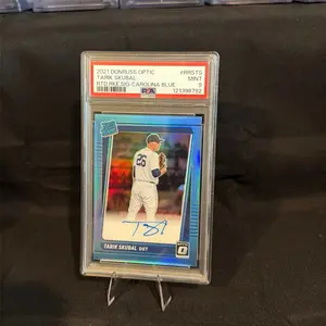 2021 Optic Tarik Skubal Carolina Blue Auto 9/35 PSA 9 Baseball Card #RRSTS Mint Condition