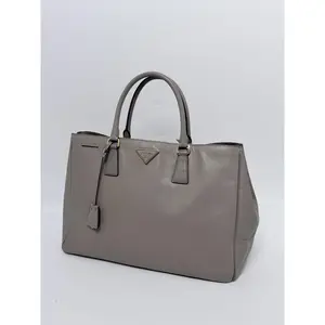 Pre-owned PRADA leather Tote Bags Galleria Tote Bag Gray Brand: JA834PR