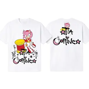 Tiacorine The Hedgehog Amy Rose Graphic Tees Classic Unisex T-Shirt Gildan Premium Cotton Regular Fit Streetwear for Fashion Lovers