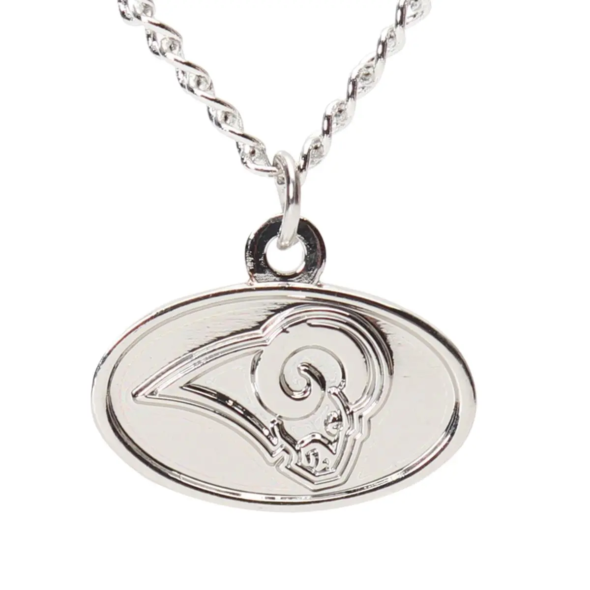 212 MAIN Sports Collectible Necklace - State Jewelry Design, Rams Logo, Sports Fan Wear Accessory