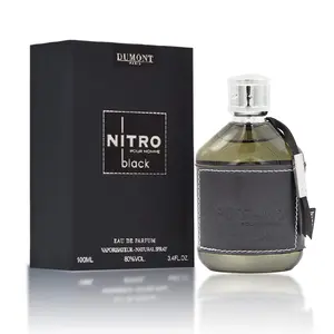 Dumont Nitro Black Eau De Parfum 3.4 For Men