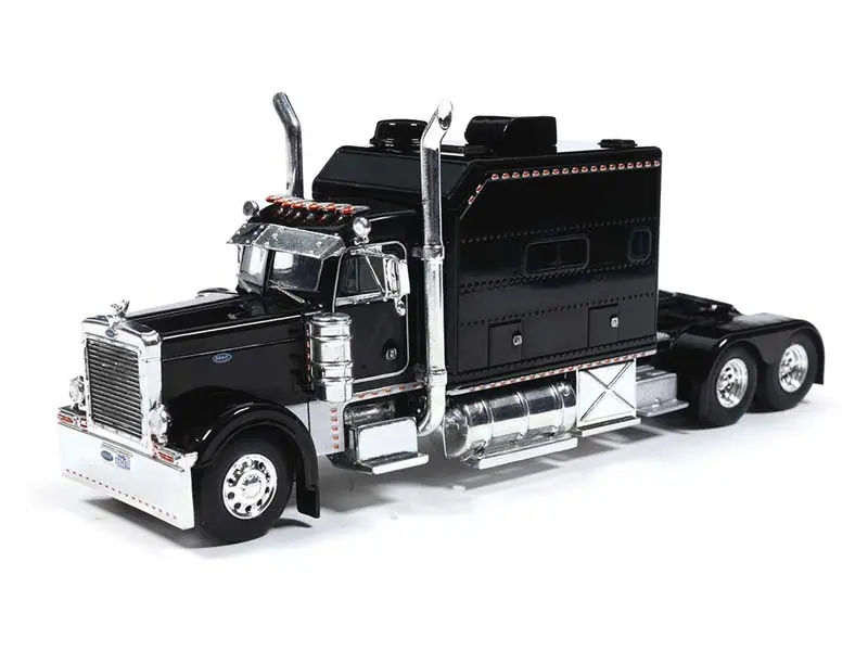 Peterbilt 379 Custom Black Diecast Truck Model Car - 1:64 Scale, IXO 64TR016B, Ages 14+, Display Item, Diecast Toy