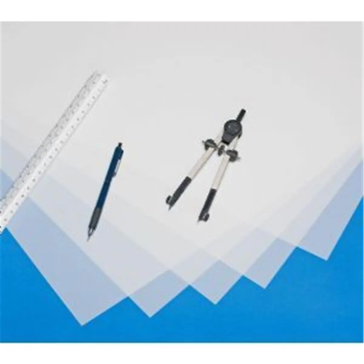 212 MAIN Alva-Flex Anti-Static Drafting Sheets, 0.003 Mil Matte Mylar Drafting Film, 18x24 Inches