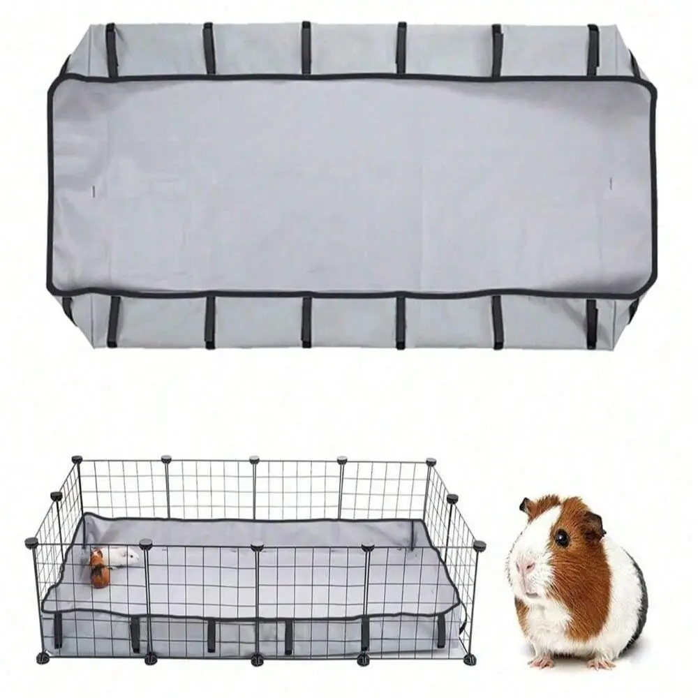 Waterproof Fabric Bottom for Guinea Pig Cages, Guinea Pig Cage Accessories, Hamster Cage Habitat, Washable Pad Liner for Rabbit Hutch, Suitable for Small Animals Like Ferrets