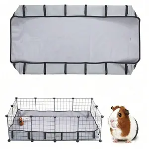 Waterproof Fabric Bottom for Guinea Pig Cages, Hamster Cage Habitat, Washable Pad Liner for Rabbit Hutch, Suitable for Small Animals Like Ferrets