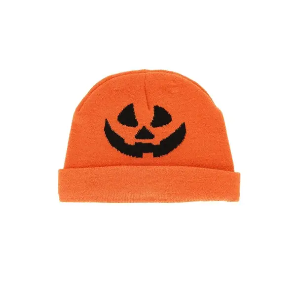 Jack-O-Lantern Halloween Beanie