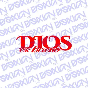 Dios es bueno - Car Sticker / Decal (Waterproof)