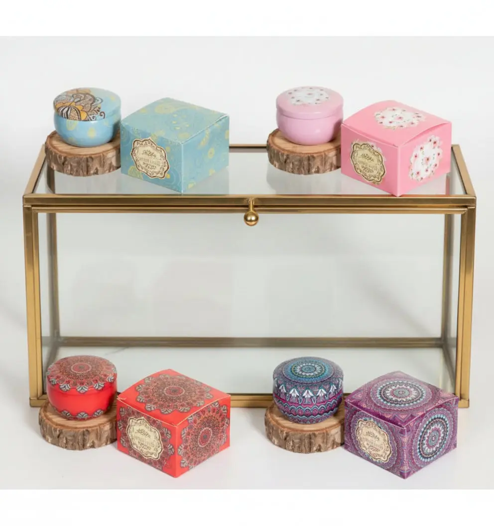 Aromatherapy Essential Oil Candles – Scented Wax Cup Collection