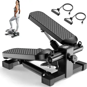 Home Stepper — A fitness stepper equipped with resistance bands and an LCD display, featuring a weight capacity of 220 lbs to help you effortlessly complete your daily workout routine.