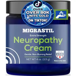 Migrastil Neuropathy Cream - Soothing Cream for Feet, Legs, Hands, Etc. Aloe Shea Butter Gentle Clove Moisturizing Body Care Daily