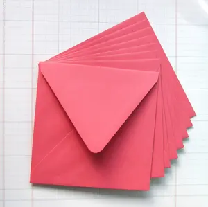 5.75" Square Envelope, Qty 10 - 14 Colors