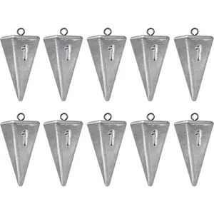 Fishing Weights Sinkers Pyramid Sinkers Surf Fishing Sinkers for Saltwater Fishing Gear Tackle 1oz 2oz 3oz 4oz 5oz 6oz 8oz 10oz 12oz 14oz 16oz