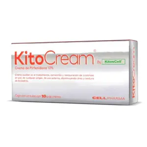 KitosCell - KitoCream 10g Acne Treatment with Pirfenidone for Skin Repair and Acceleration of Cicatrización, Suitable for Small Areas and Local Use - Skincare