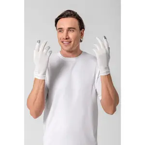 Unisex Gannett Full Finger Gloves | Pearl