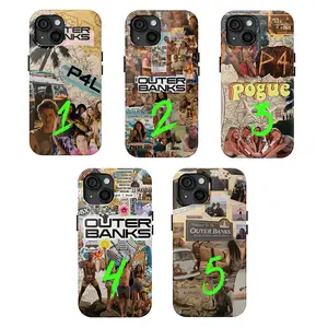 Outer Banks Phone Case P4L Pogue for iPhone 16 Pro, 15, 14, 13, 12, Samsung S24FE, S23FE, S22, A16, Pixel 9Pro, 8A, Outer Pogue Life Phone Case iphone 16 pro max case slippery  phone case