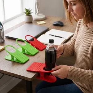 Cup Holder, 1 Count Space Saving Clip Type Cup Holder, Multifunctional Coffee Cup Holder for Home Office Restaurant, Home Organizer