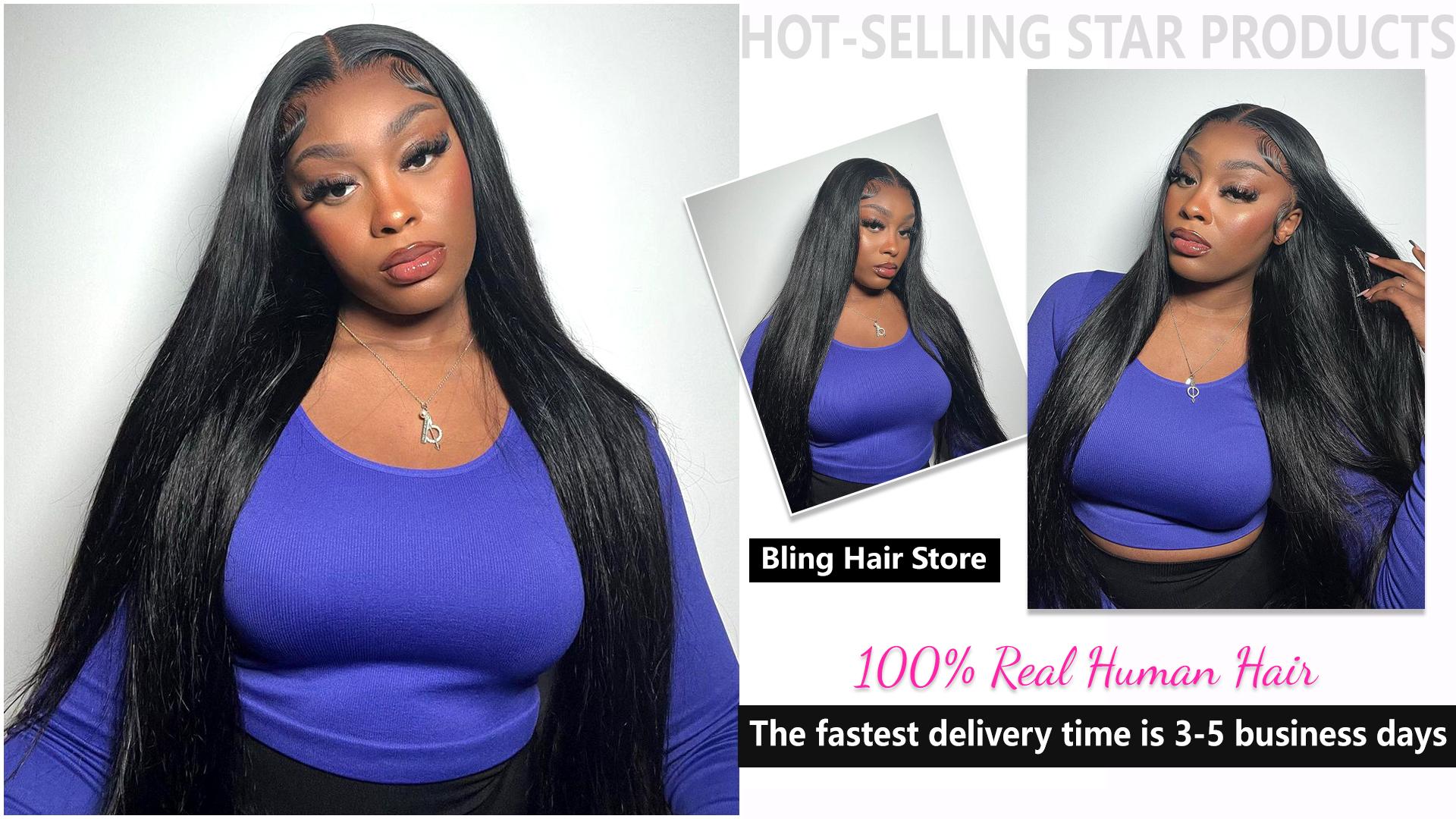 [Hot] TikTokShopBlackFriday Bling Hair Body Wave 13x4 Transparent Lace Front Wigs Human Hair 180% Density 13x6 Transparent Lace Frontal Wigs Brazilian Natural Color For Black Women #NovaTopFinds