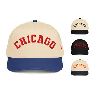 Classic Chicago Arch Vintage Retro Baseball Cap Snapback Hat