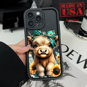 Phone Case for iPhone 16 Pro 15 14 Plus 16e 13 12 Mini 11 Promax X XS Max XR xsmax Floral Bow Beauty Straight Edge Upgraded Lens Protection Durable Bumper Cover for Boy
