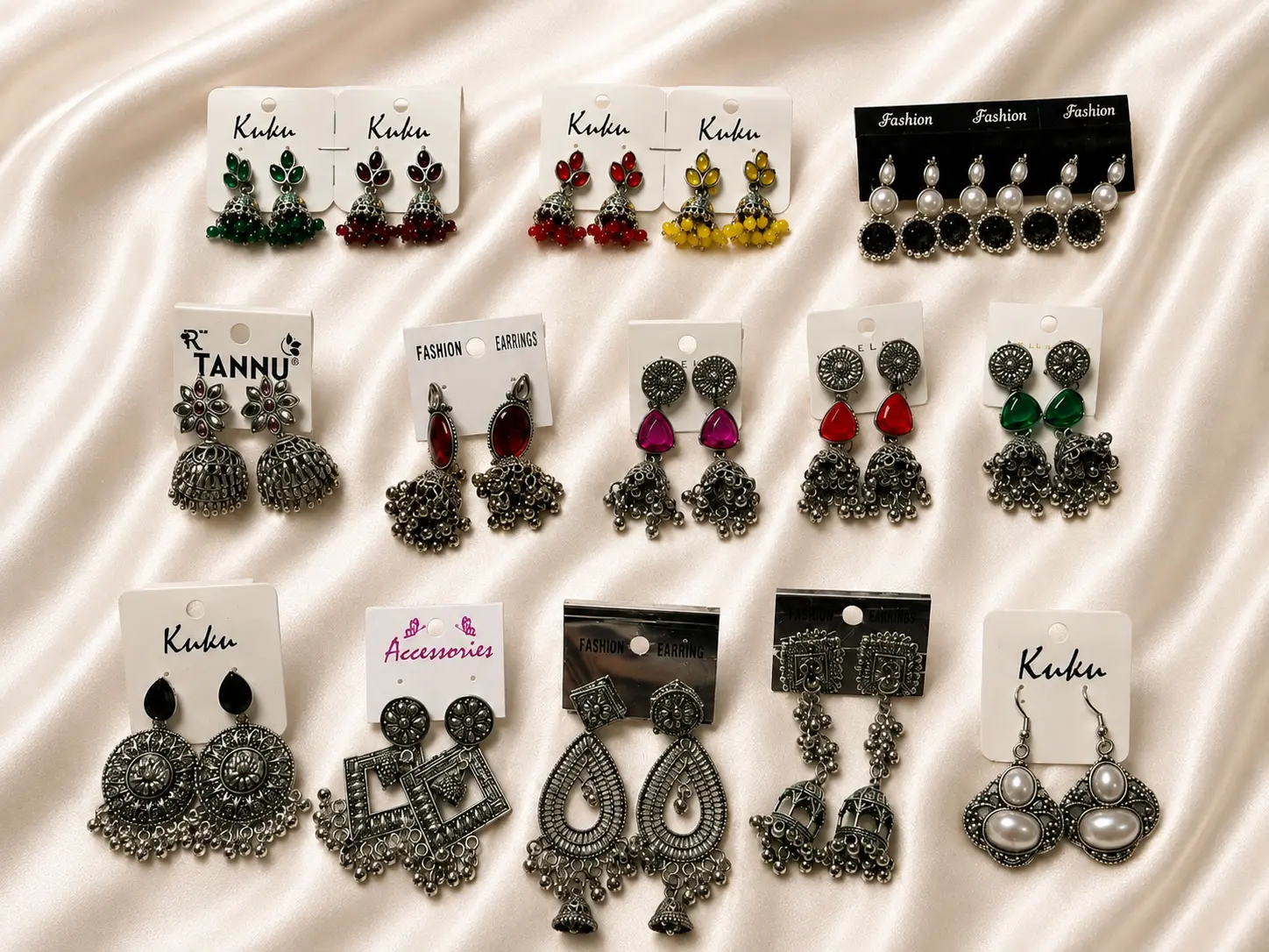 Surprise Oxidized Earring Mystery Combo – 6-Piece Set (We pick them for you, isn't that what surpirse means? : ) Please read the description below