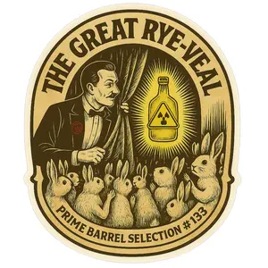 Selection #133: New Louisville Hazmat Rye "The Great Rye-Veal" Sticker