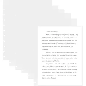 25 count Letter Size Sheet Protectors Clear Plastic Page Protectors for Discbound Holds Letter Size Discbound Binding Cover (25)