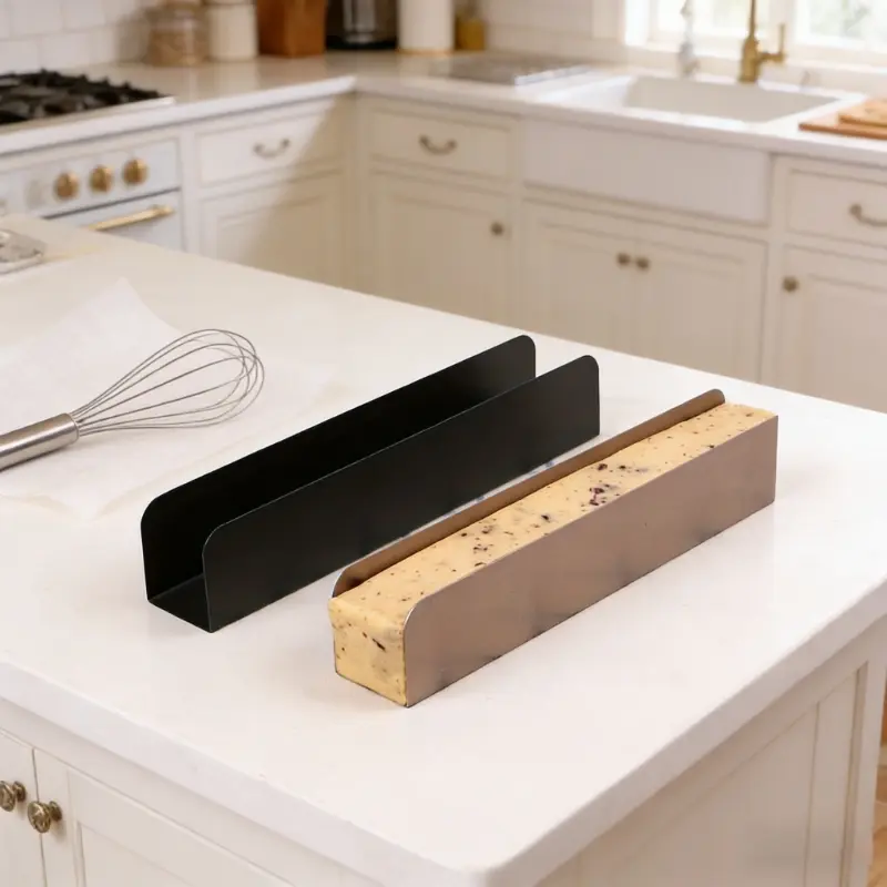 2/4pcs Rectangular Baking Pan for Baguette Toast & Cookies