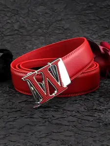 2026 Men's Business Fashion Letter Design Automatic Buckle Leather Belt, Casual Waistband for Jeans Trousers, Fashion Belt for Party, Daily Clothing Decor, for Gift