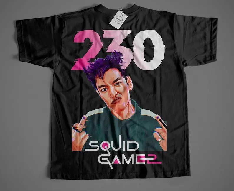 PACK squid game 230, Squid game Tshirt, Unisex Tshirt