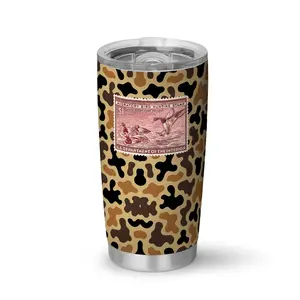 Tumbler Duck Stamp Old Camo 1947 STAMP, Dad, Husband Camouflage, Tumbler for Grandpa for Father's Day, Camo Tumbler