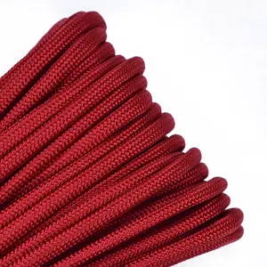 550 Paracord - Color: Red - Size: 50 Feet