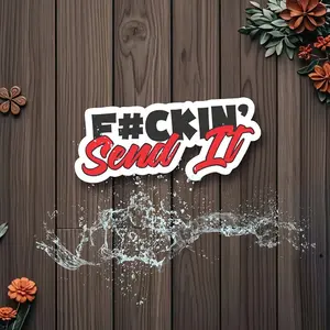F#ckin Send It Sticker 105mm Funny Bike Hoon Drift Fkn Ute Car Window Decal