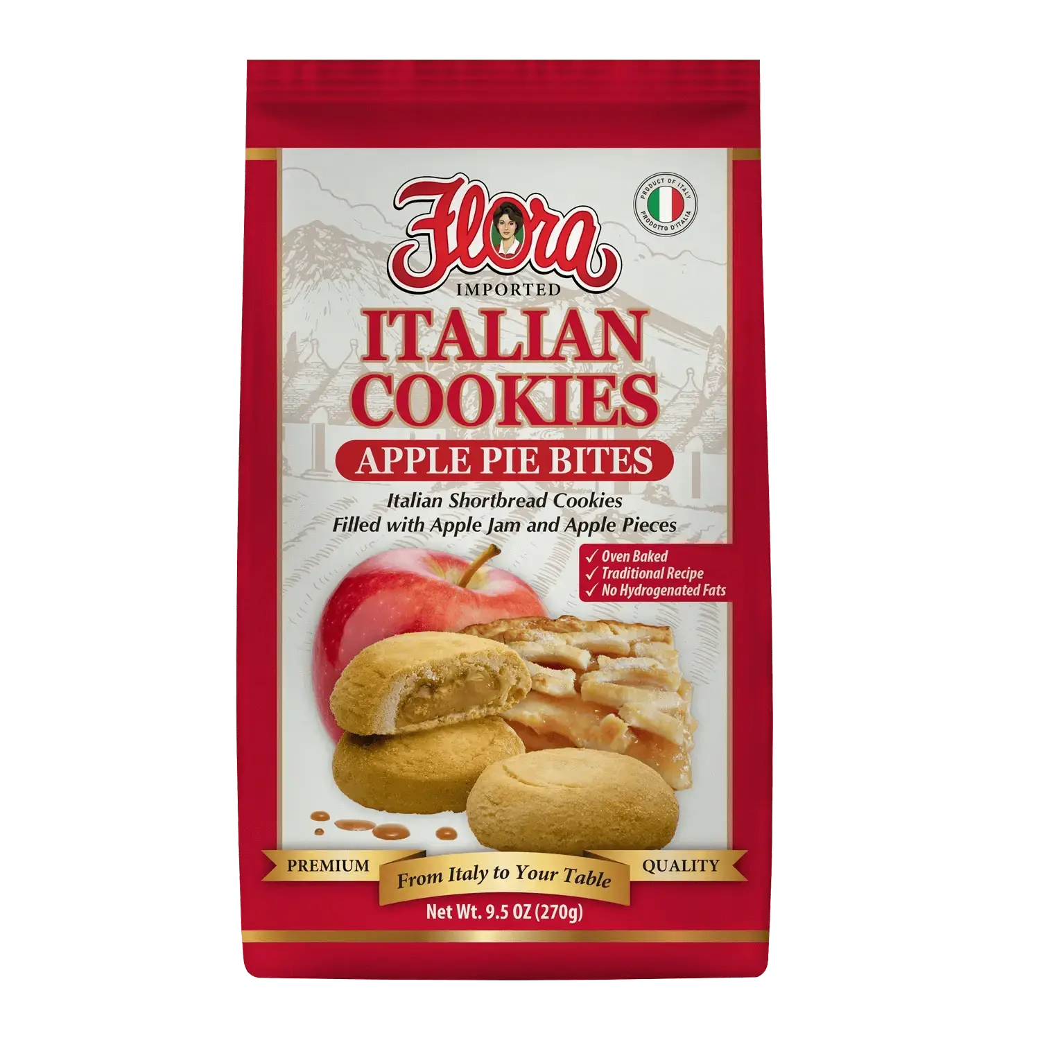 Apple Pie Bites - Italian Shortbread Cookies - 9.5 oz
