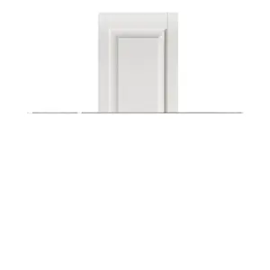 Perfect Shutters IR521547001 Premier Raised Panel Exterior Decorative Shutters, White - 15 x 47 in.