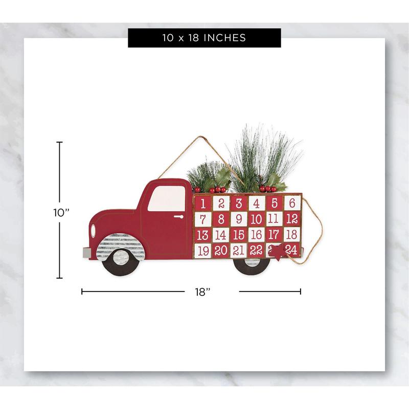 Design Imports Christmas Tree Truck Advent Calendar