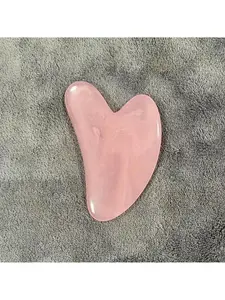 Heart Shaped Massage Tool - Pink Face And Body Scraping Board, Light Beige Care, Muscle Tightening, Hair Removal - Durable And Easy To Clean Surface - Soothing Body Massager, Easy To Clean Material, Sanitary Scraper, Self-Care Equipment