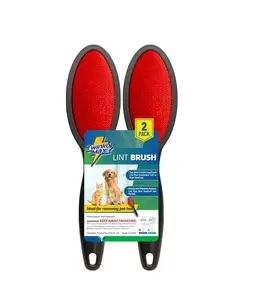 Lint Brush, Lint Remover, Pet Hair Remover, Clothes Brush, Magic Lint Remover Brush, Sheet and Carpet Cleaning Brush, 2-Sided and Reusable, No Need Lint Roller Refill.