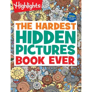 Hardest Hidden Pictures Book Ever | Advanced Seek & Find Puzzles, 1,500+ Hidden Objects, Brain Games for Kids Ages 8–12 - Paperback