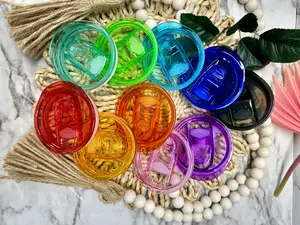 Spill proof colorful replacement Lid for 20oz skinny tumblers.