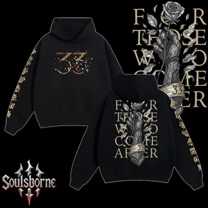 [Soulsborne Style] GOTY 2025 Vintage Clair Obscur Expedition 33 Unisex Hoodie, Gaming Apparel, Game Shirt, Video Game Clothes, Boy Merch, Gift For Him, Gift For Her, Soulslike Streetwear