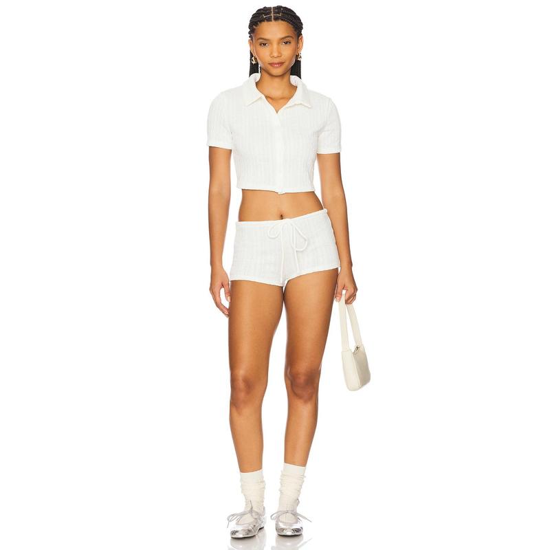 LIONESS Wolfgang Short in Ivory