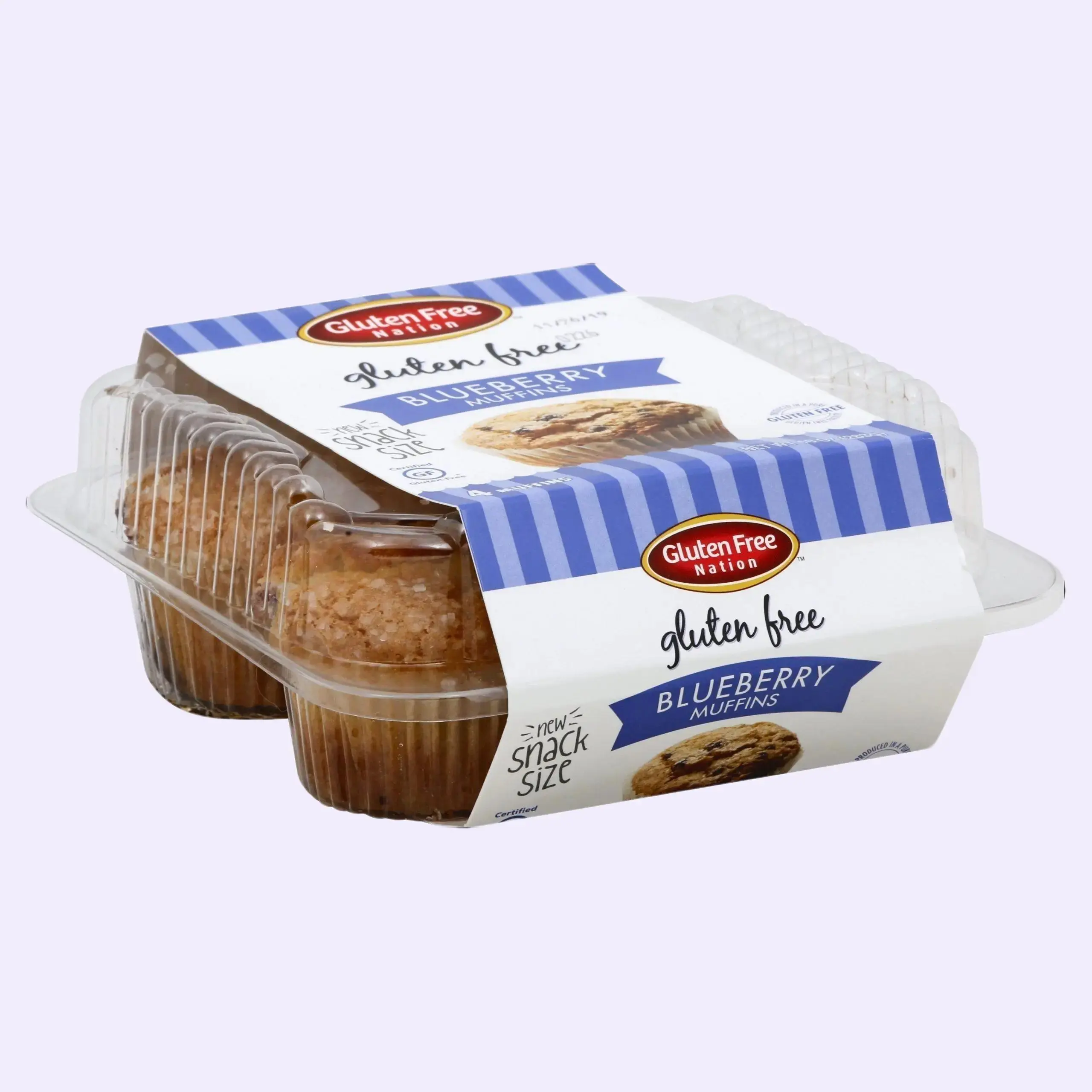 Gluten Free Blueberry Muffins 8-pack Snack Cake Gluten Free Blueberry Muffins 8-pack Snack Cake